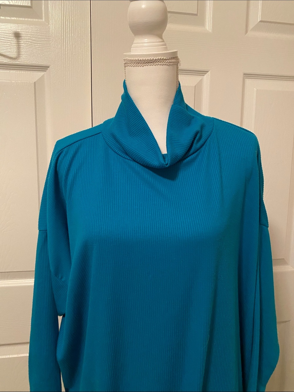 Japanalia vintage  1990’s  Teal Cocoon Dress - Women's Relaxed Fit - Picture 3 of 8
